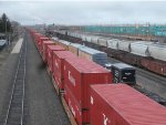 UP Intermodal Train meets Hospital Train